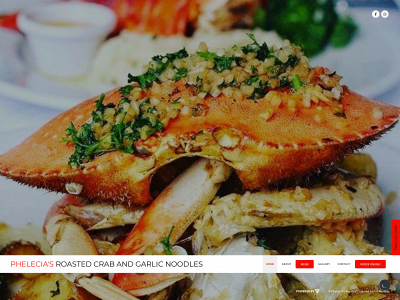 www.pheleciasgarliccrab.com snapshot