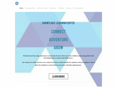 snowflakelearningcenter.org snapshot