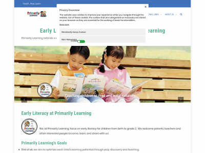 primarilylearning.org snapshot