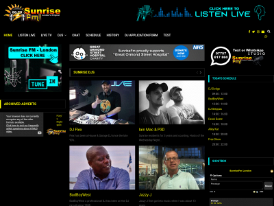 sunrisefmlondon.co.uk snapshot