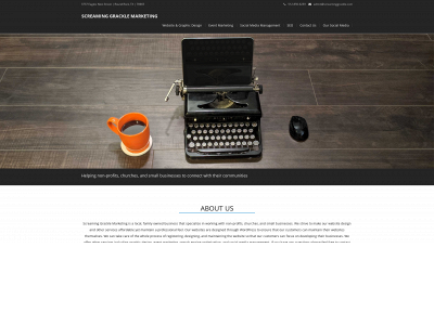 screaminggrackle.com snapshot