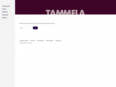 tammelaevents.fi snapshot