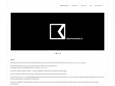 kreativleistung.at snapshot