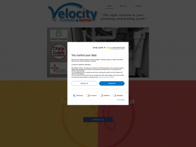 velocity-plumbing.com snapshot
