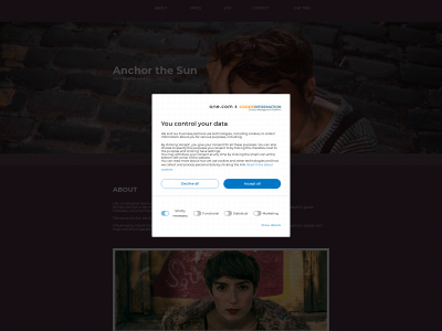 anchorthesun.com snapshot