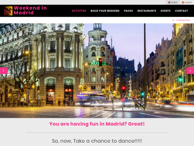 weekendinmadrid.com snapshot