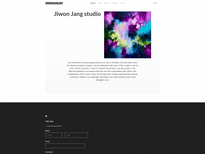 www.jiwonjangart.com snapshot