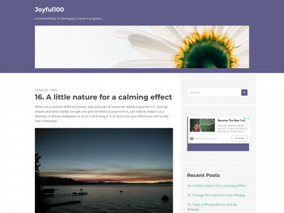 joyful100.com snapshot
