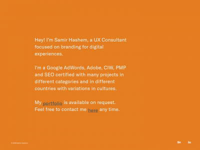 samirux.com snapshot