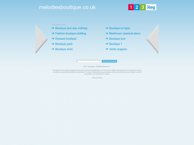 melodiesboutique.co.uk snapshot
