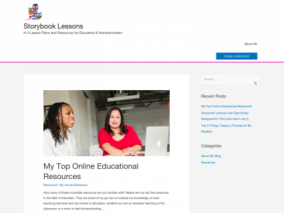 storybooklessons.com snapshot