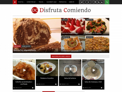 disfrutacomiendo.com snapshot