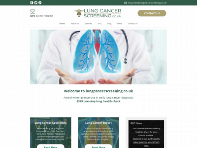 lungcancerscreening.co.uk snapshot
