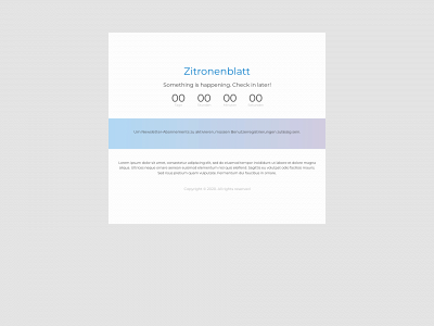 zitronenblatt.de snapshot