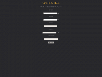 cuttingbros.com snapshot