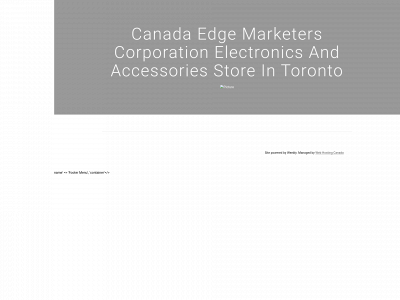 www.canadaedgemarketerscorporation.ca snapshot