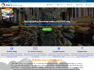 aniswebtech.in snapshot