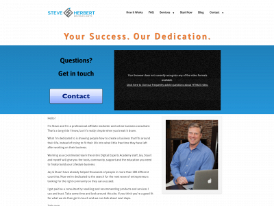 steve-herbert.com snapshot
