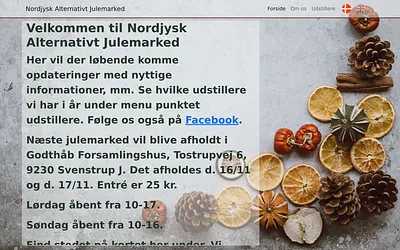 nordjyskalternativtjulemarked.dk snapshot