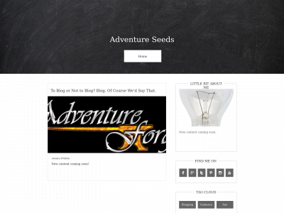 adventureseeds.net snapshot
