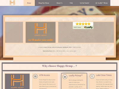 happyhempok.com snapshot