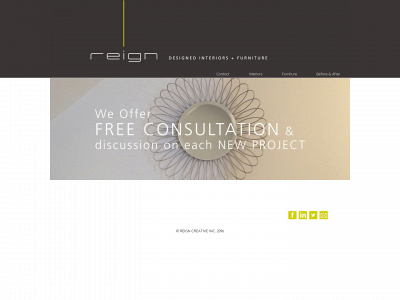 reigninteriors.com snapshot