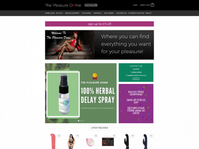 thepleasuredome.co.uk snapshot