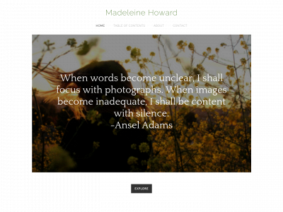 madeleinehoward.weebly.com snapshot