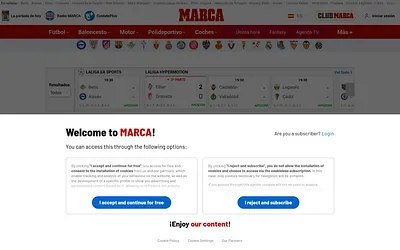 www.marca.com snapshot
