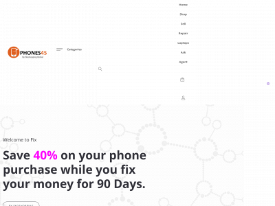 phones45.com snapshot