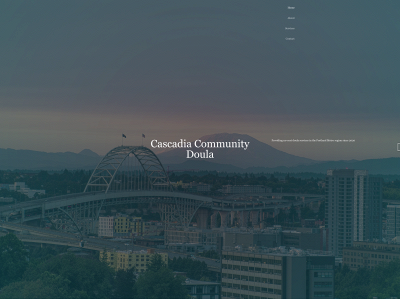 cascadiadoula.com snapshot