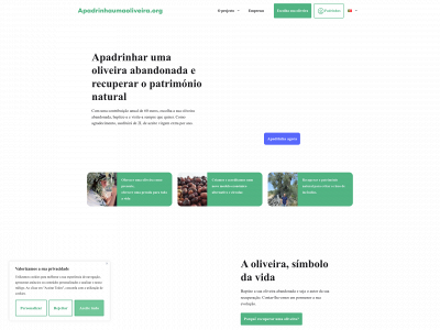 apadrinhaumaoliveira.pt snapshot