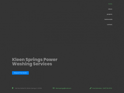 kleensprings.com snapshot