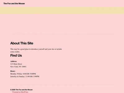 foxandthemouse.com snapshot