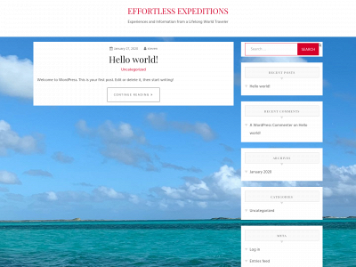 effortlessexpeditions.com snapshot
