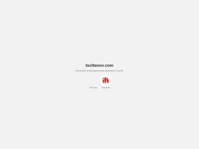 tsoltanov.com snapshot