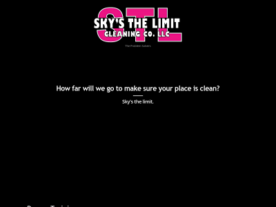 skysthelimitcleaningcompany.com snapshot