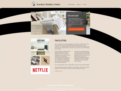 knokkeholidaysuites.be snapshot