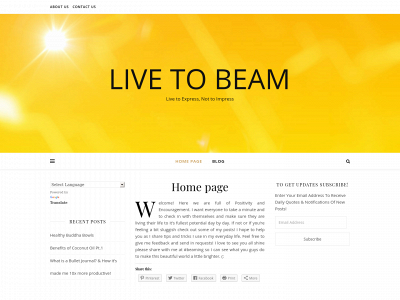livetobeam.com snapshot