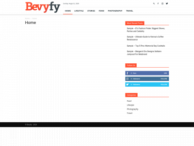 bevyfy.com snapshot