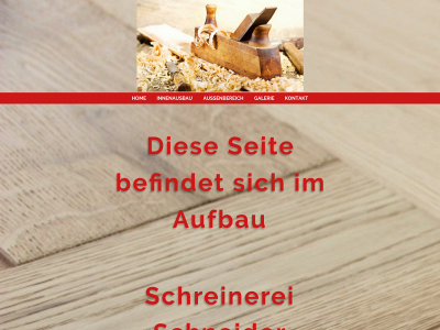 schreinereischneider.be snapshot