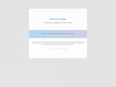blanco-villas.com snapshot