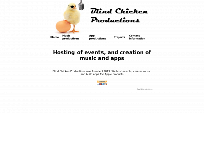 blindchickenproductions.com snapshot