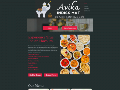 avika.catering snapshot