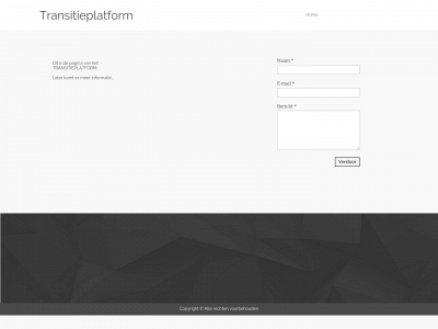 transitieplatform.be snapshot