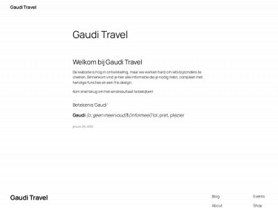 gauditravel.nl snapshot