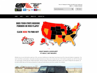 grdproductsco.com snapshot