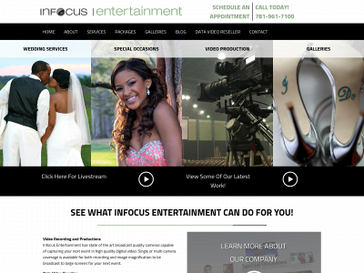 infocus-ent.com snapshot