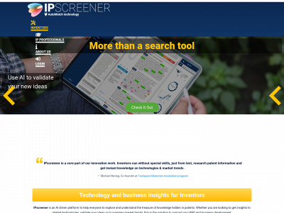 ipscreener.com snapshot