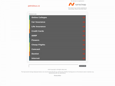 petroleus.co snapshot